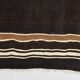 Dark Brown Beige Aesthetic Vintage Rug, 135x165Cm