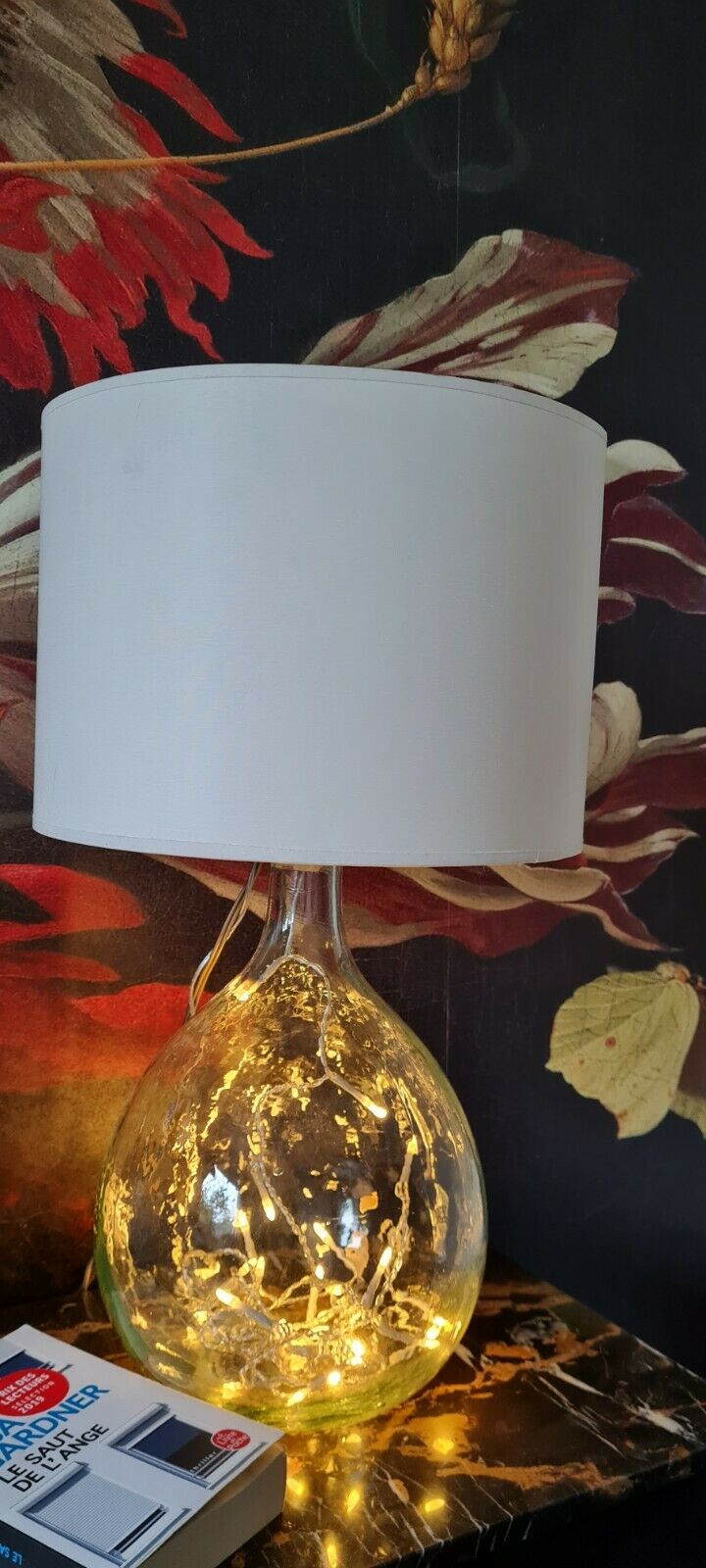 Dame-Jeanne de 5 litres transformée en lampe