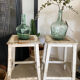 Old wooden painter's stools