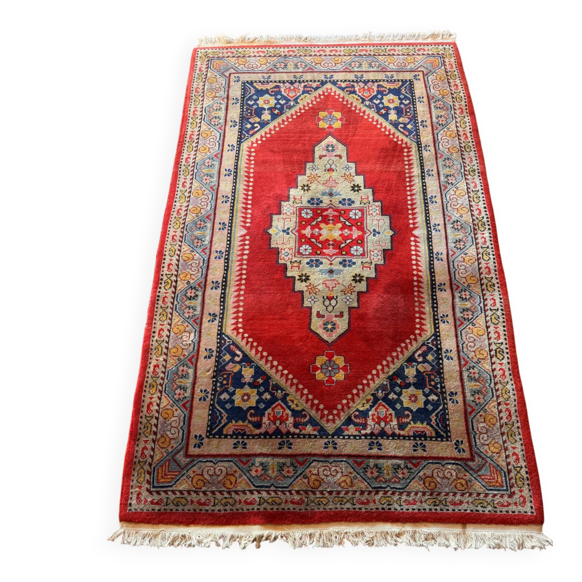 Vintage Sinkiang rug 224 cm x 136 cm