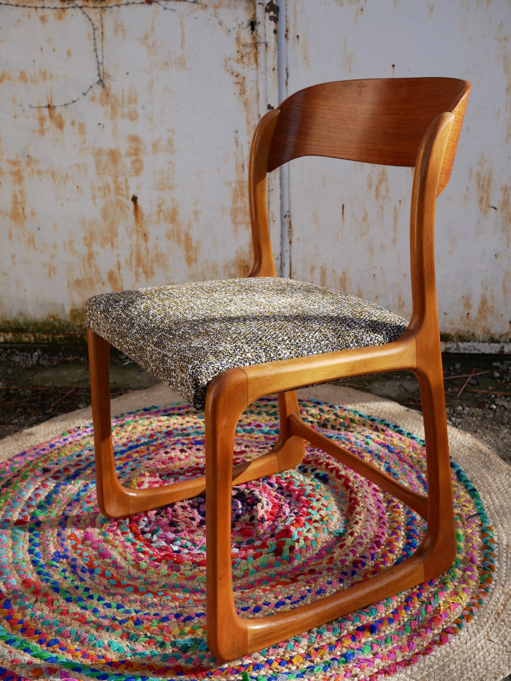 Set of 4 chairs 'sled' edited by Baumann