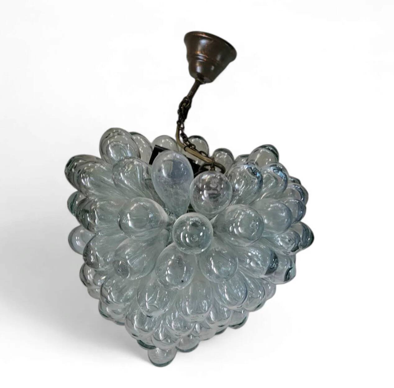 Lartigiani hanging lamp hand blown glass 1960s