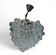 Lartigiani hanging lamp hand blown glass 1960s