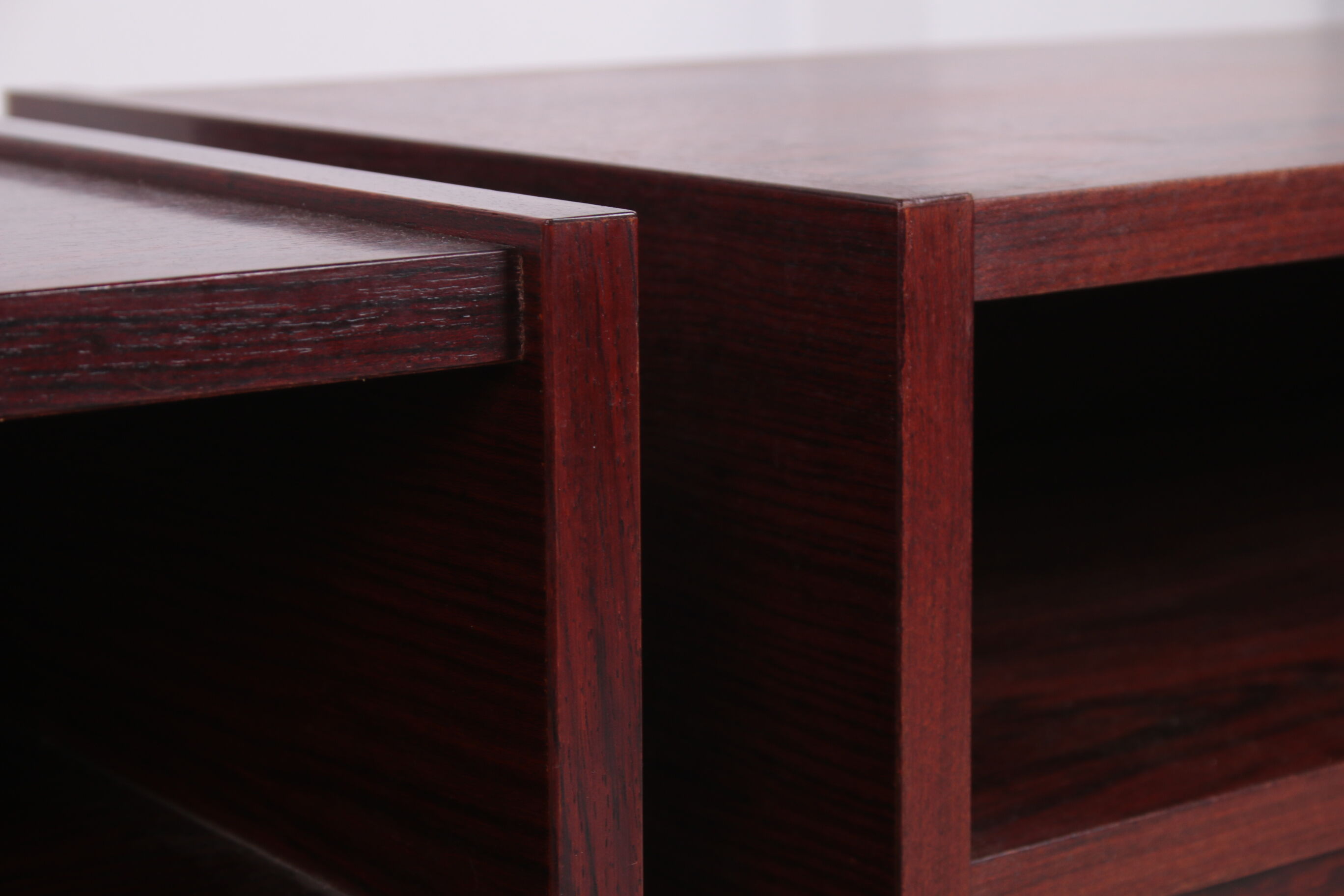 Danish rosewood bedside tables, 1960s