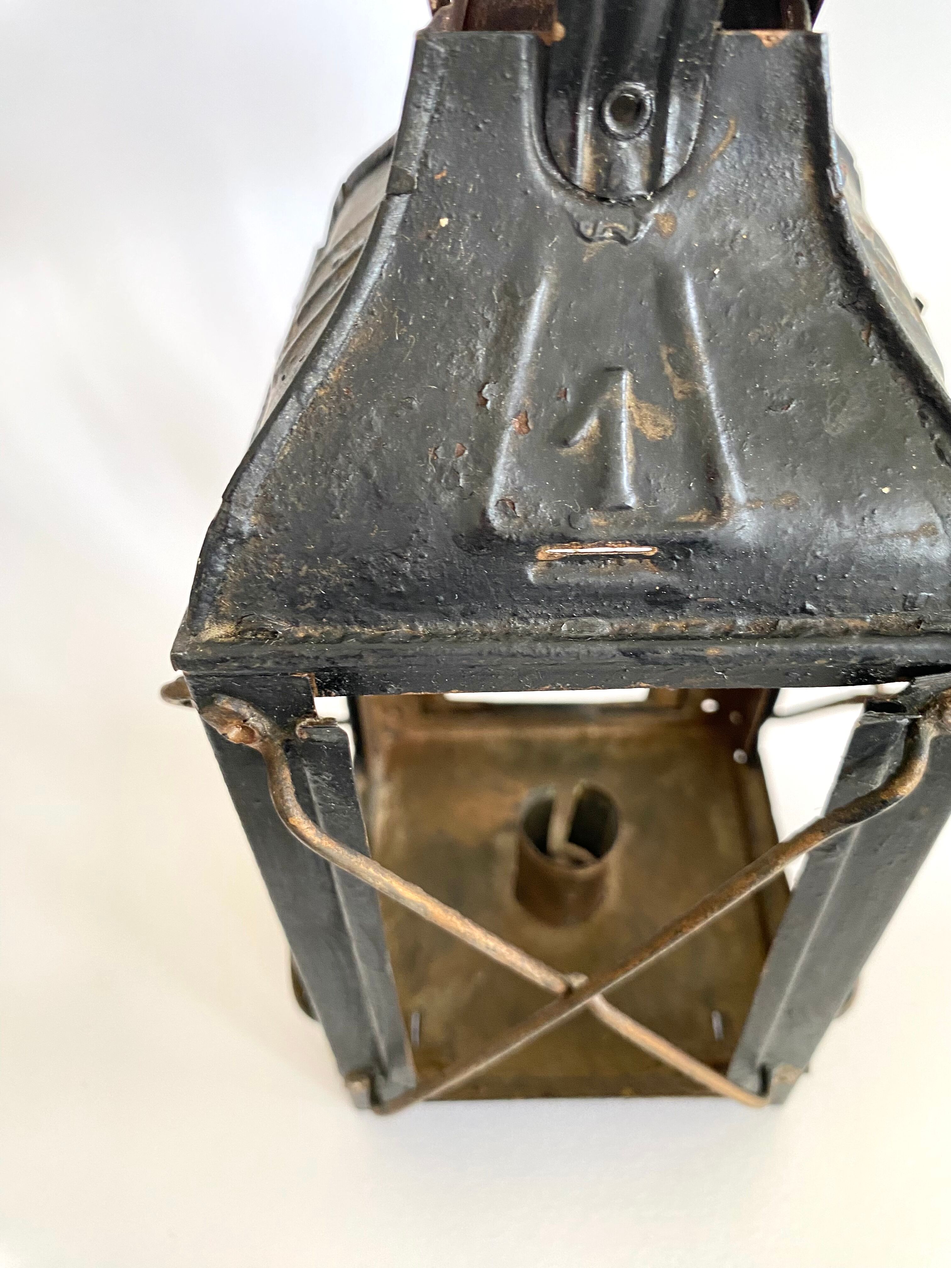 Metal candle holder, 1 door