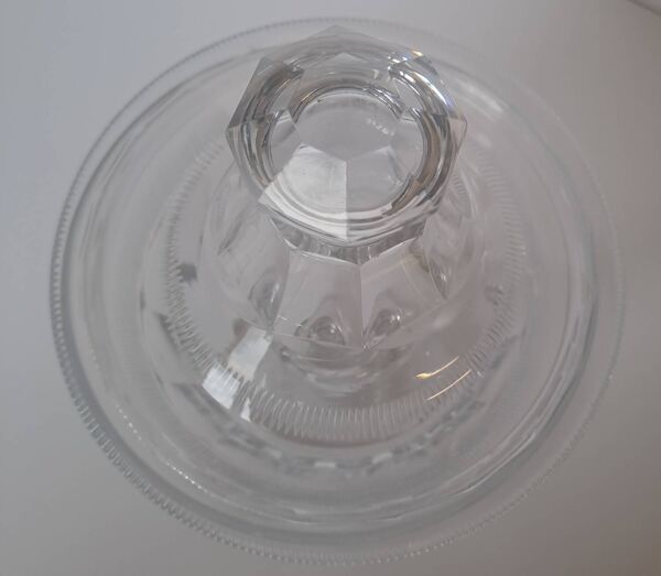 Drageoir en cristal Baccarat ou Saint Louis XIX ème