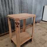 Sanded Art Deco pedestal table