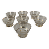 Set of Water Glasses and Champagne Glasses