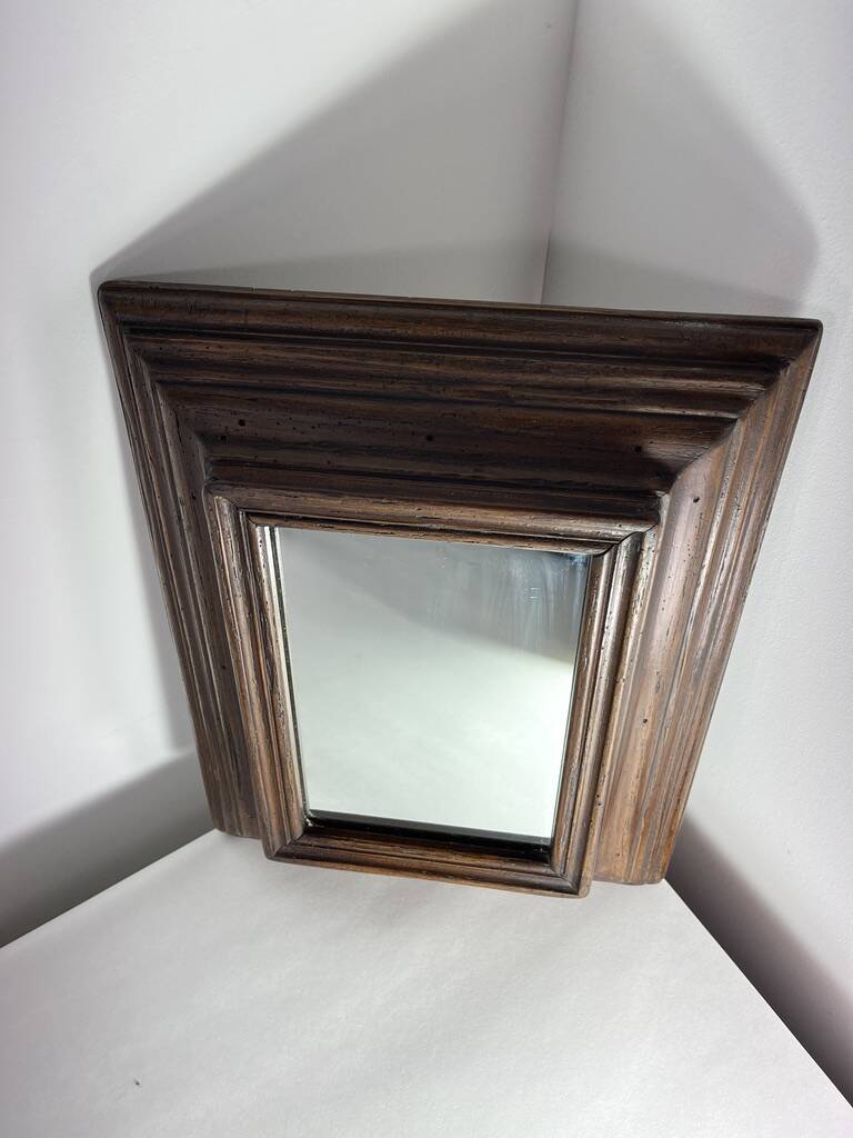 Protestant Huguenot mirror with hiding place France 17th century style