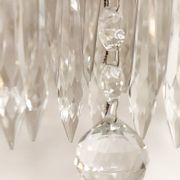 Appliques en cristal classiques. France, années 1950