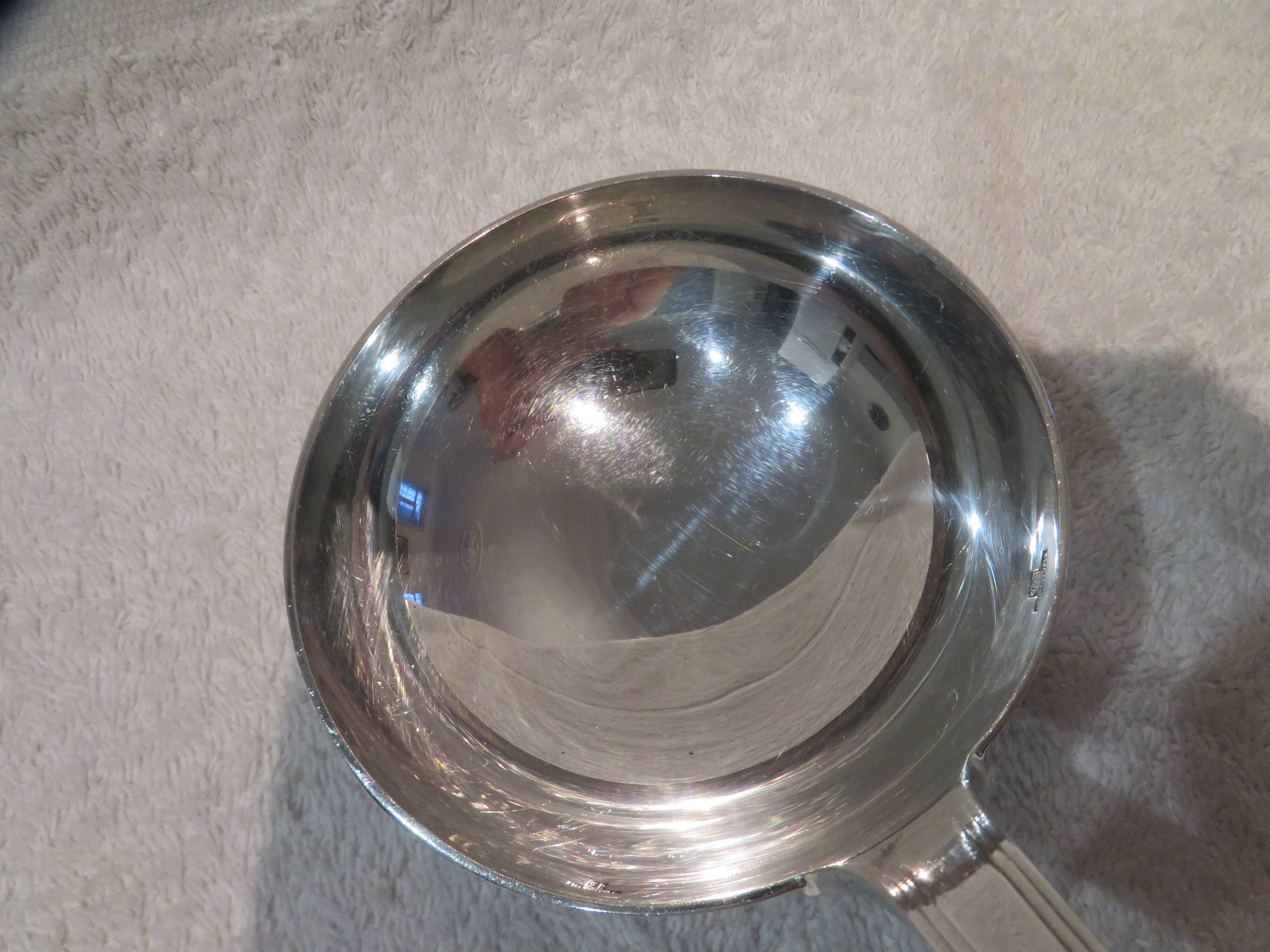 Christofle America silver plated soup ladle, 32.3cm