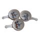 Lot de 3 caqulons motif japonisant.