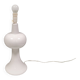 Large and beautiful Italian Table Lamp in white porcelain, estimated 1980s.