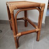 Rattan bedside