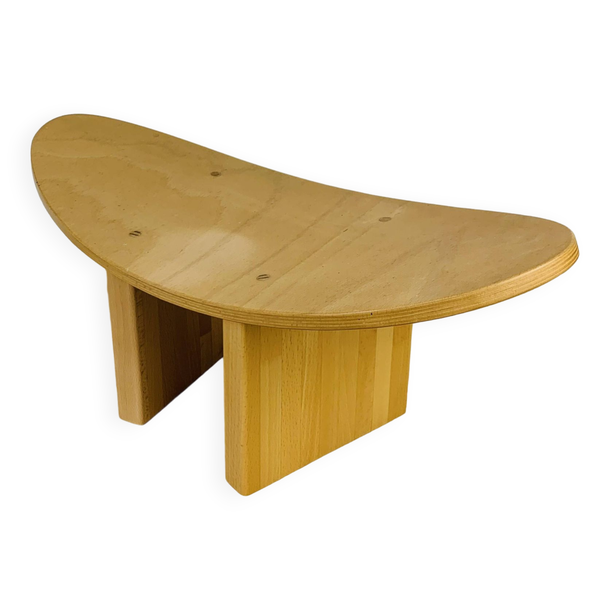 Wooden meditation stool