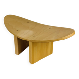 Wooden meditation stool