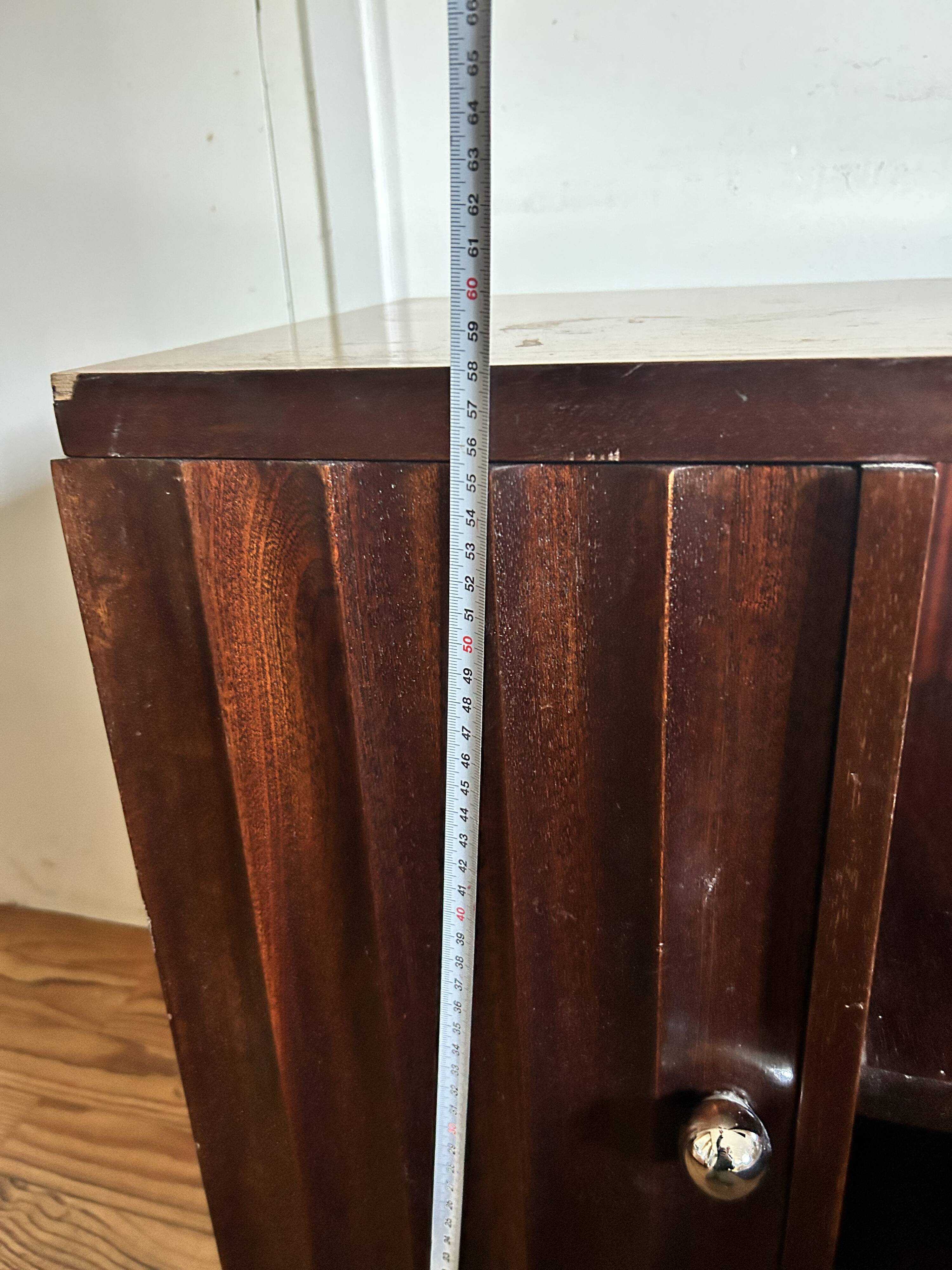 pair of art deco bedside tables