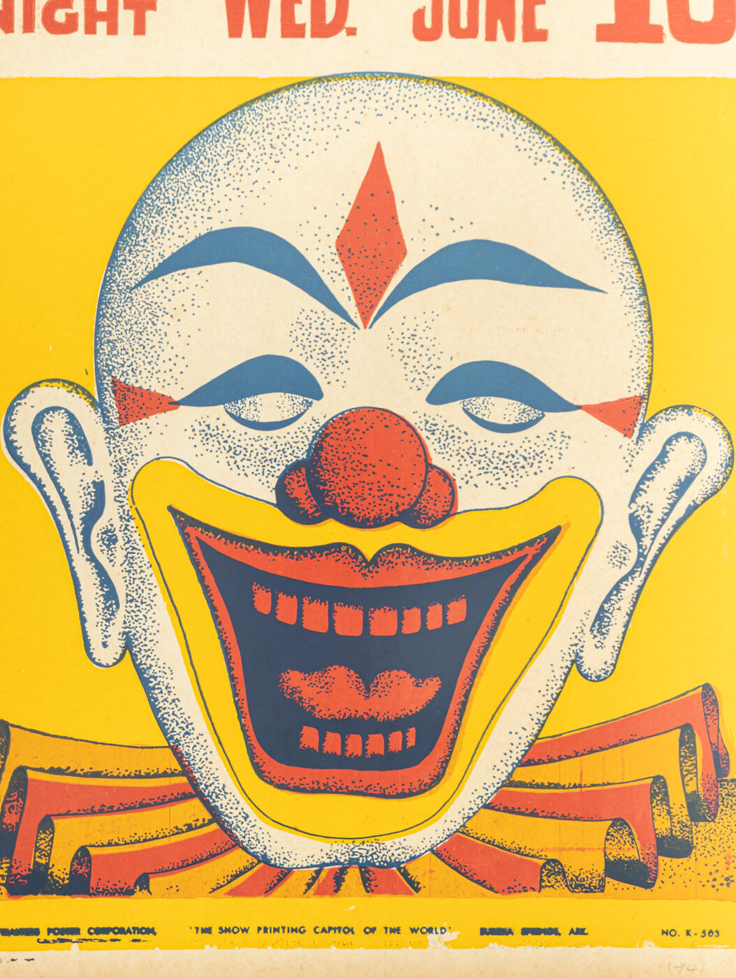 1940s circus poster