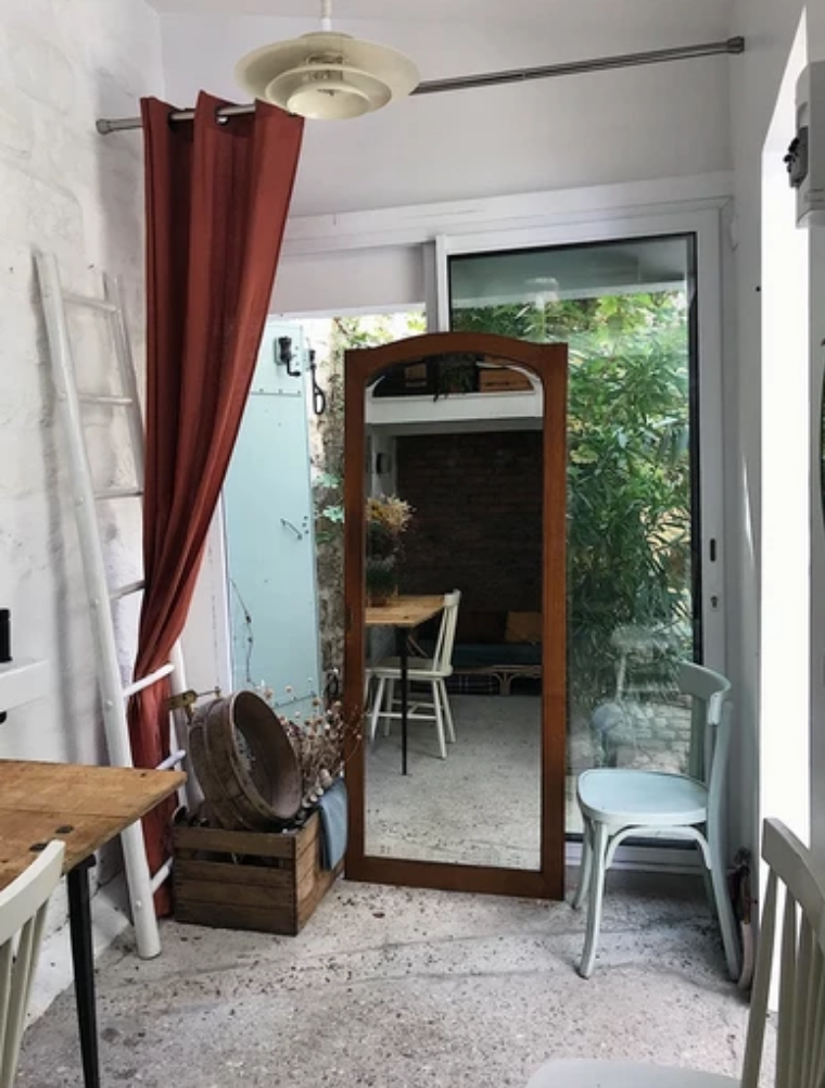 Old mirror - 196x81cm