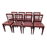 Set of 8 restaurant chairs