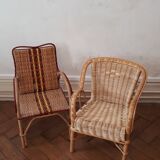 Rattan children's chair