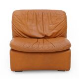 Leather armchair Selene by Adalberto Caraceni for B&T, 1970s