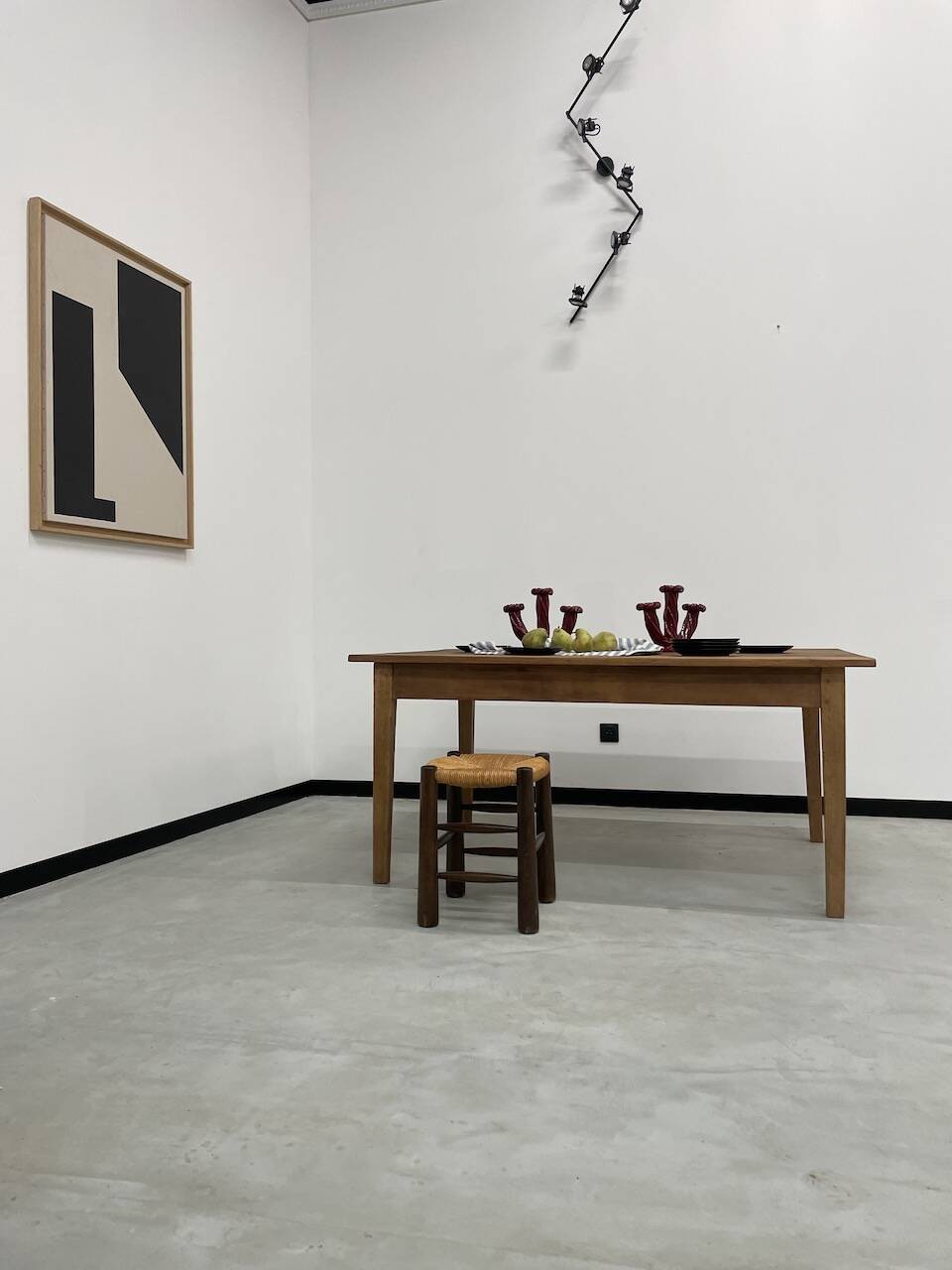 Pine farmhouse table 160 x 110 cm