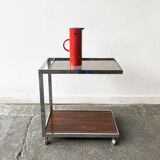 Rare open ended drinks trolley / bar cart by Howard Miller for MDA