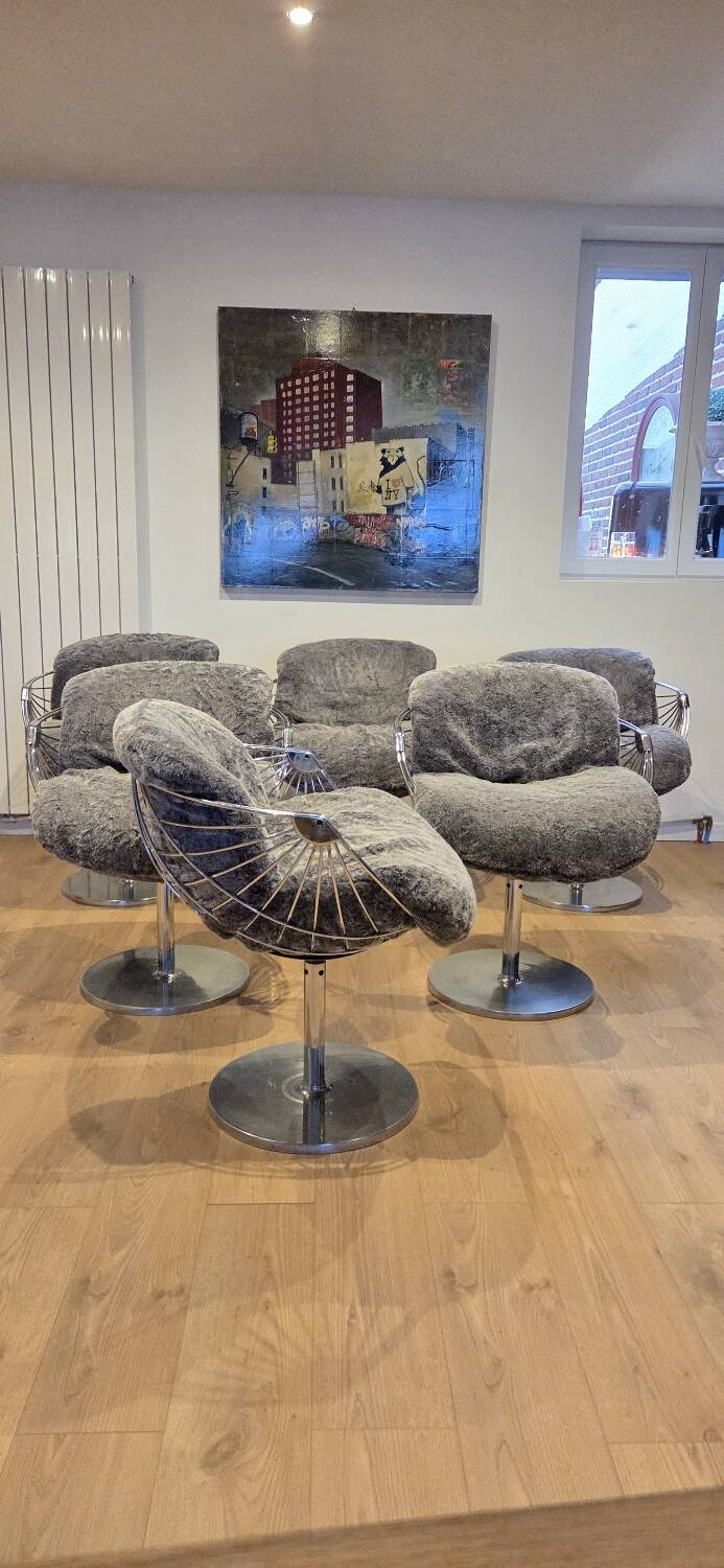 Lot of Atomic chairs by Rudi Verelst.