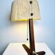 Hemp String & Teak Wood Table Lamp By Ib Fabiansen For Fog & Mørup, Denmark 1950S