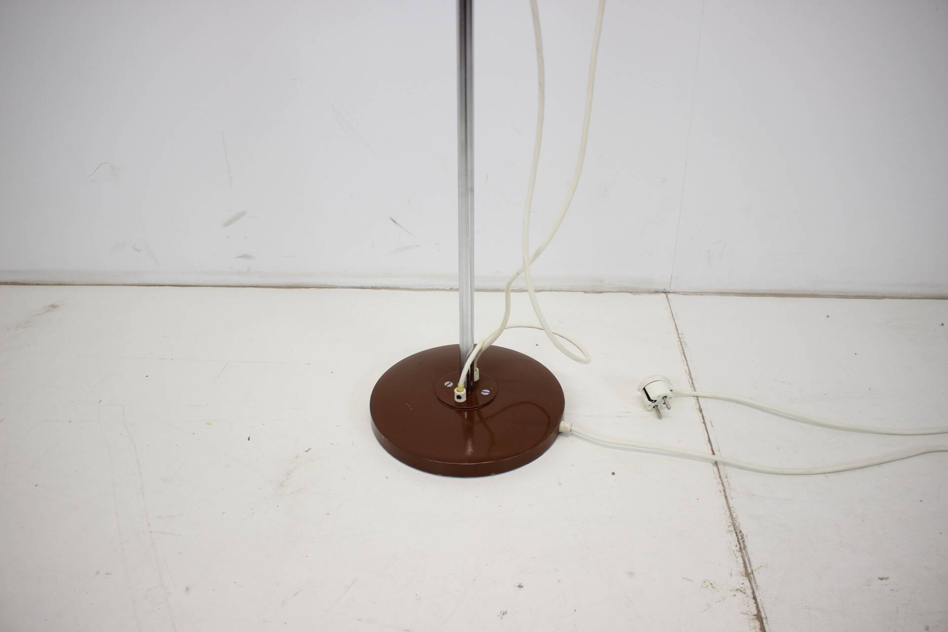 1970s Stanislav Indra Chrome Plated Floor Lamp, Czechoslovakia