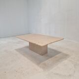 Table basse en marbre italien, années 1980