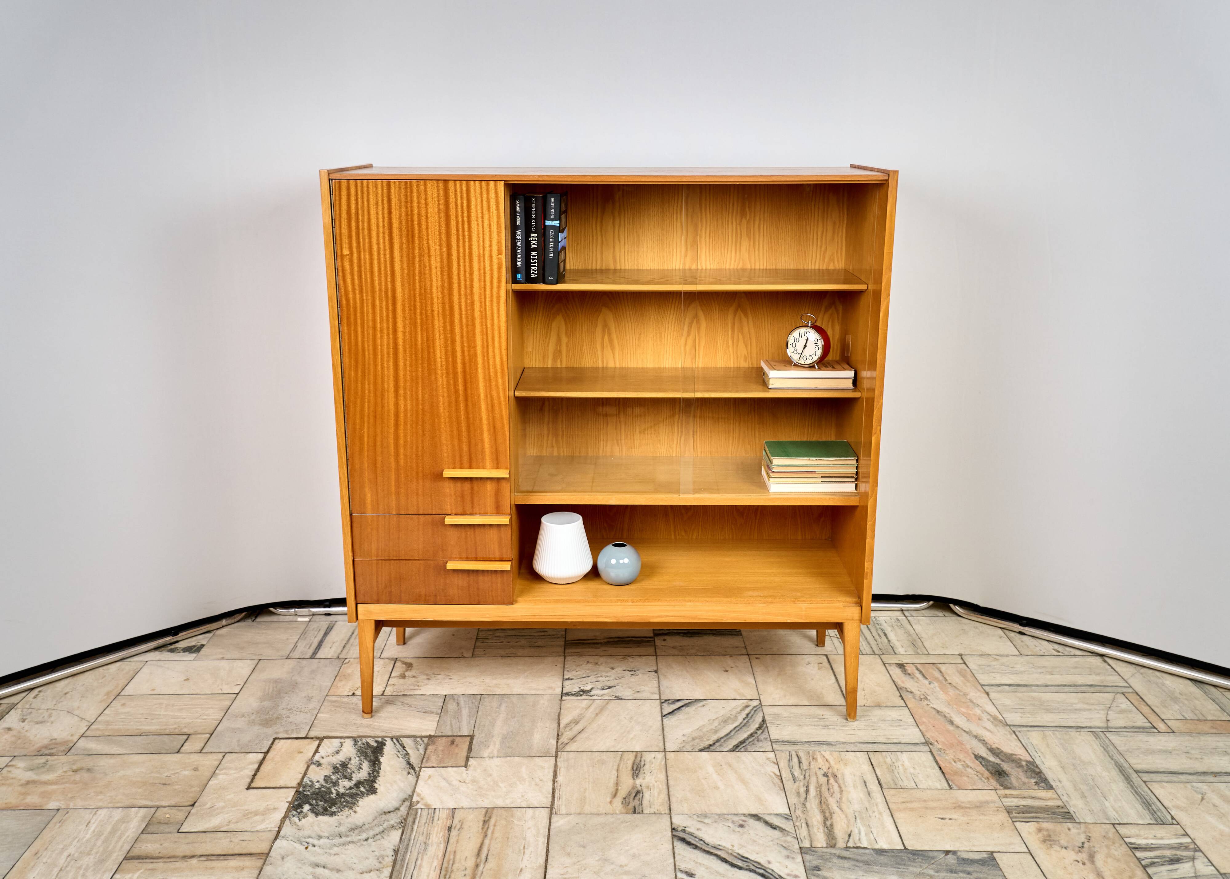 Vintage Display Cabinet by František Mezulánik for Up Závody, 1970s