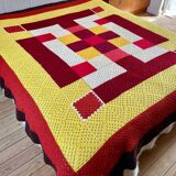 Crochet bedspread