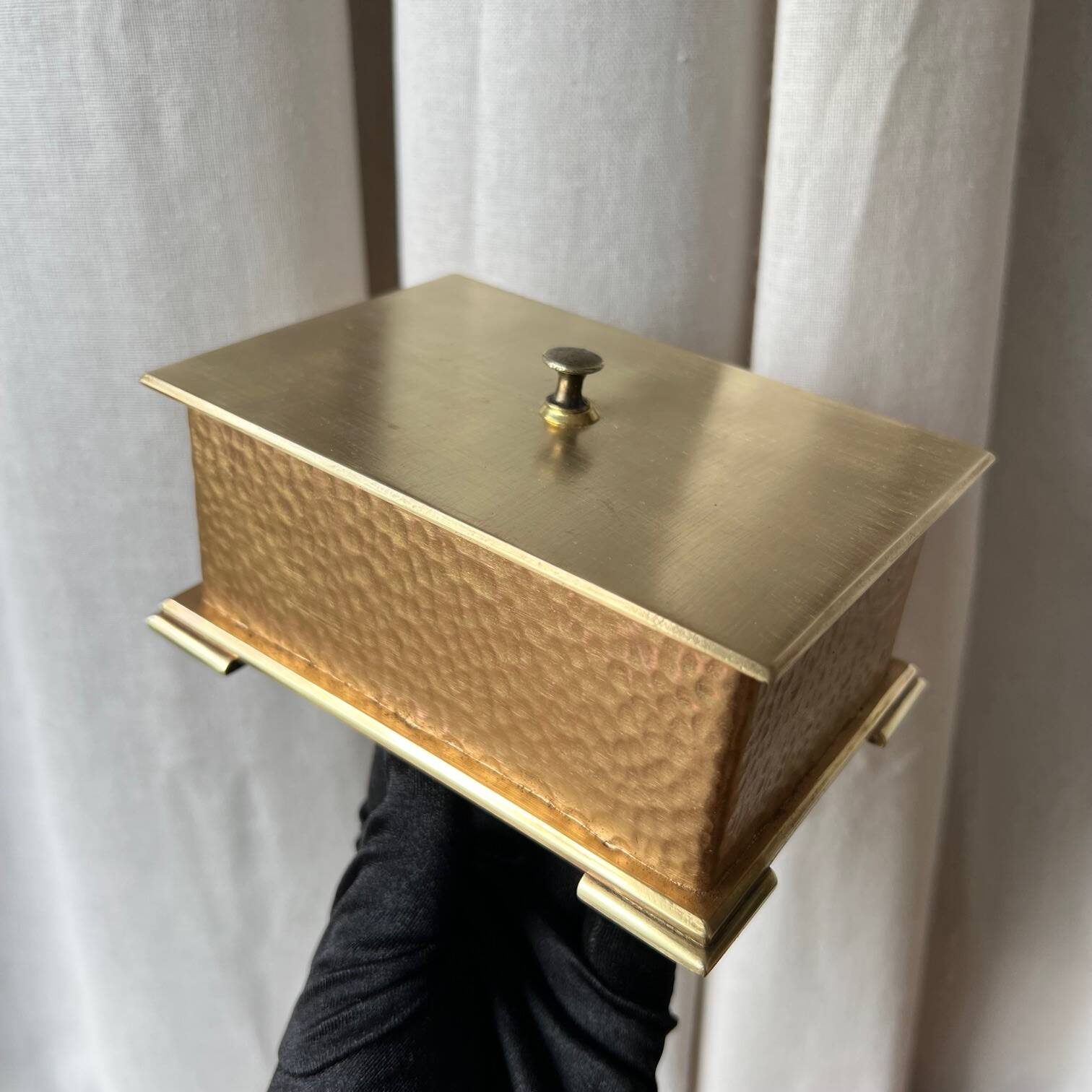 Brass jewelry box