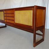 Scandinavian teak line sideboard