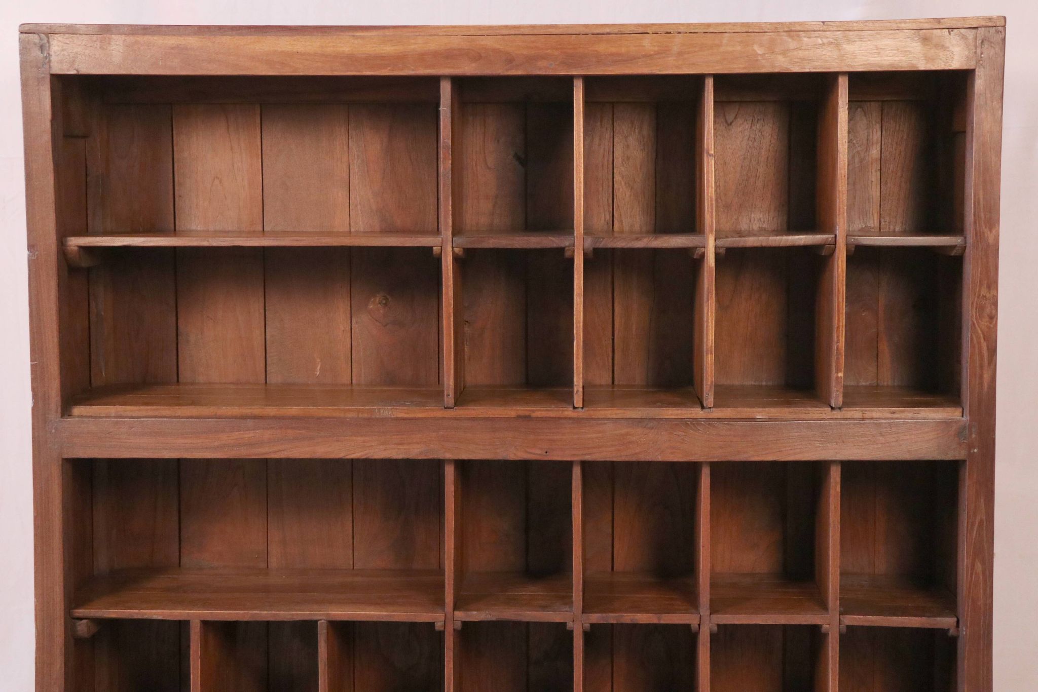 Old craft furniture - hotel with 29 burmese teak lockers
