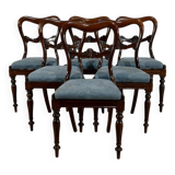 Set of 6 Mahogany Chairs, Victorian Era, England – Part 2