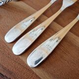 Christofle, Paris - Set of 12 table forks - Dax model - Silver-plated metal