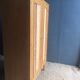 Armoire vintage rotin