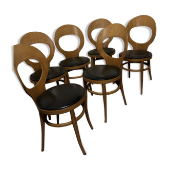 Lot de 6 chaises Baumann Mouette