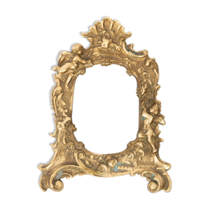mini miroir vintage doré
