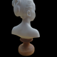 Biscuit bust louise Brongniart signed MNP Limoges XX century