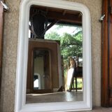 Mirror Louis Philippe white granule