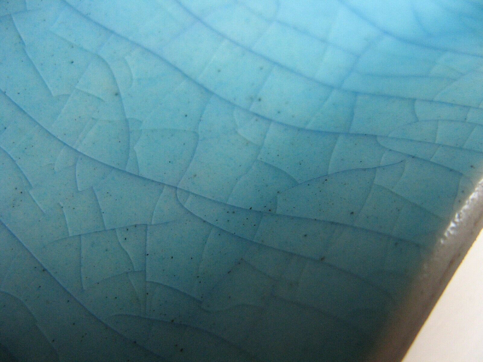 Panière enamels de Longwy decoration turquoise blue background and flowers