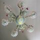 Venetian Rezzonico chandelier in multi-colored Murano glass, circa 1900