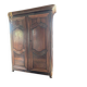 18th-century solid walnut wardrobe