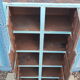 Old metal workshop furniture original turquoise patina
