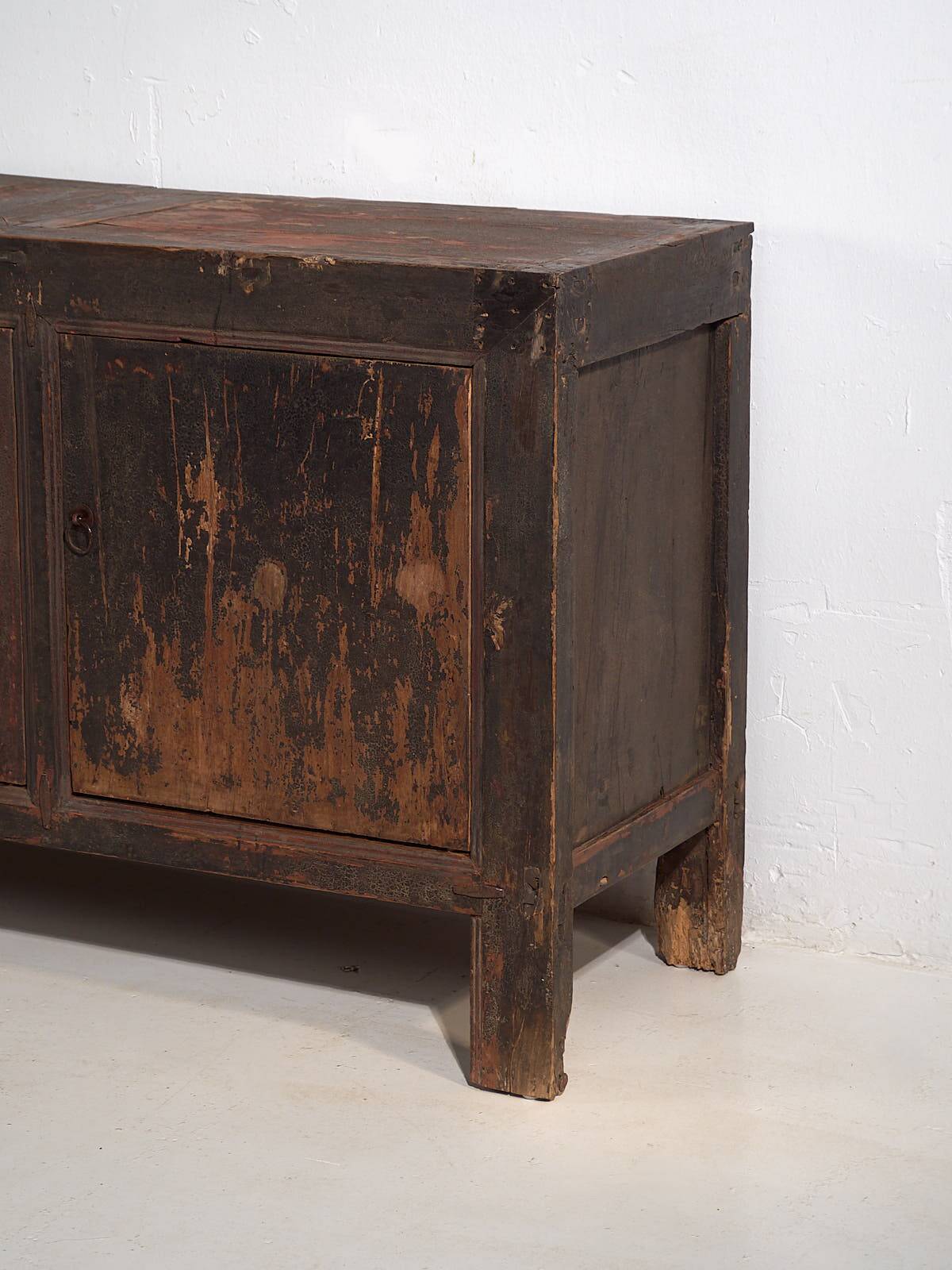Antique sideboard in dark tones (c.1900) #26