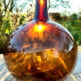 Dame-jeanne ancienne ambrée 4-5L